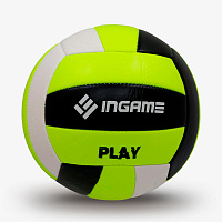 Мяч волейбол. INGAME PLAY чёрно-бело-зелёный